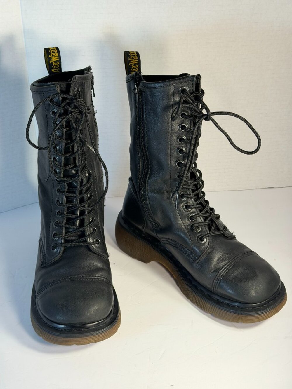 Dr.Martens Miranda vintage Black leather size L-8 Boots - Picture 15 of 16